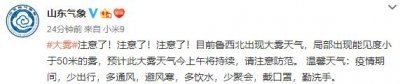 ​返程注意！受大雾影响 八省市境内78条高速104个路段封闭 龙青高速青岛段这些