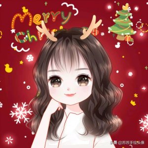 ​换个头像吧，喜庆又好看的卡通动漫头像，圣诞节专用