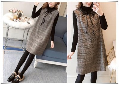 ​背心连衣裙的六款穿搭，让你时髦到飞起