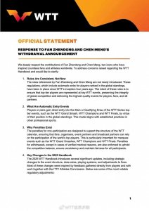 ​樊振东最新回应：此前从未被告知！多人发声