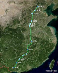 ​南宁至北京直达特快，Z286次列车耗时约24小时，停靠14个站
