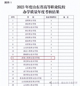 ​官方发布：山东高职院校2024最新排名，烟职跻身四强