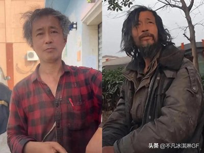 ​曾经火爆网络的流浪大师沈巍回归正常生活后 如今又站在L圾桶旁