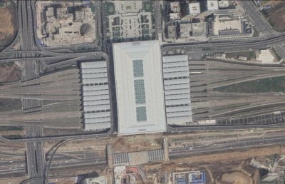 ​航拍合肥南站，华东四大高铁站之一，徽派建筑的最佳诠释