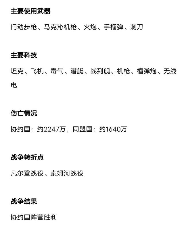 第一次世界大战的三个原因（你真的了解第一次世界大战的缘由以及经过吗）(4)