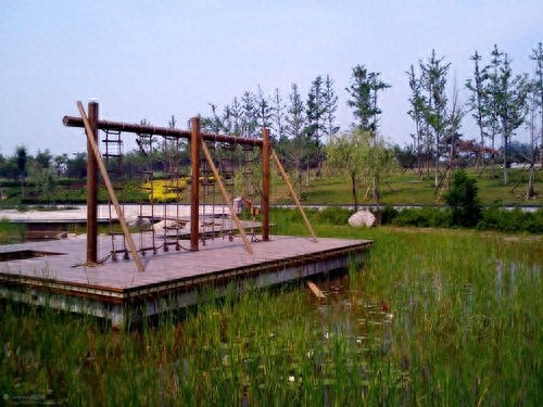 山西临汾市汾河公园