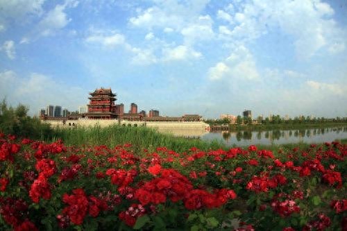 山西临汾市汾河公园