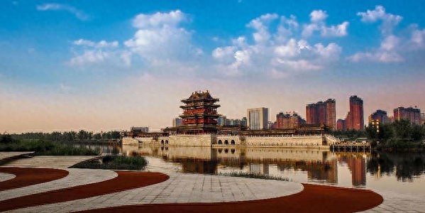 山西临汾市汾河公园