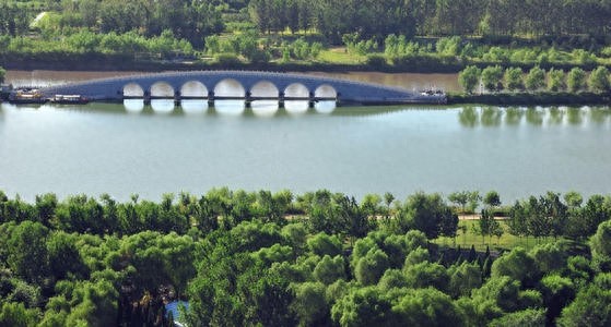 山西临汾市汾河公园