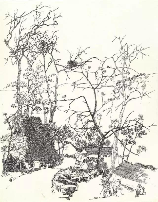 简单好画的风景速写 初学者(风景速写不会画)(24)