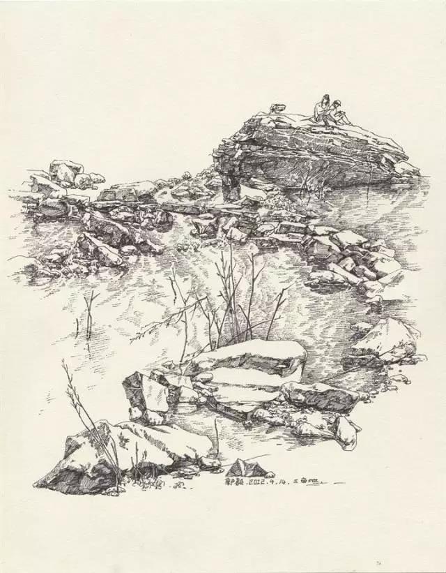 简单好画的风景速写 初学者(风景速写不会画)(26)