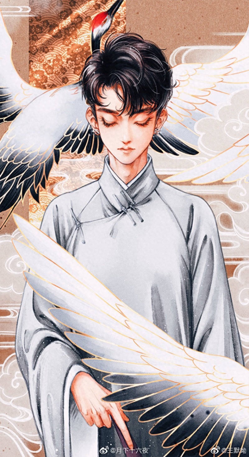 张云雷古风动画壁纸来了,辫儿哥哥真的骨子里都透着一股仙气