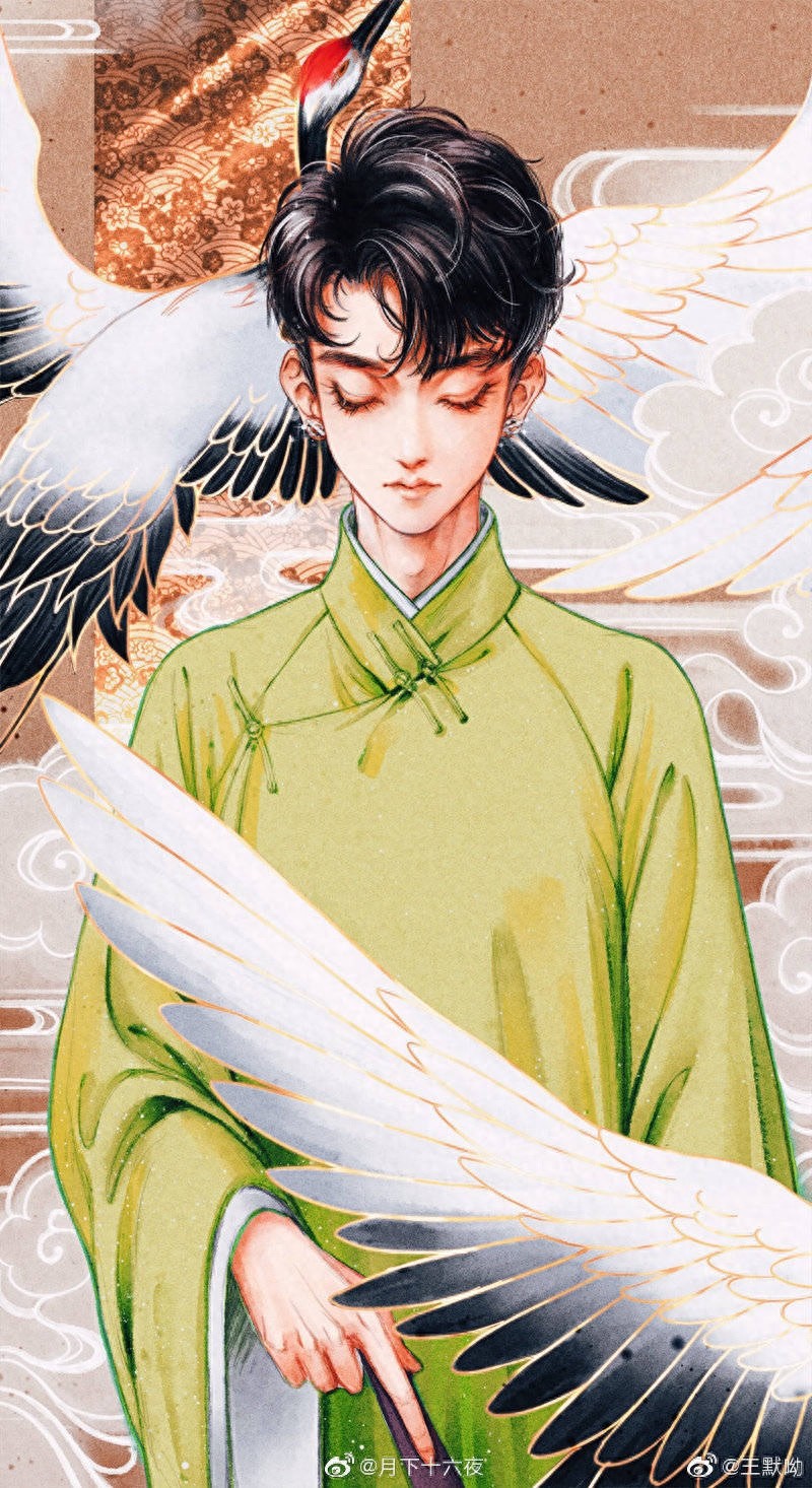 张云雷古风动画壁纸来了,辫儿哥哥真的骨子里都透着一股仙气