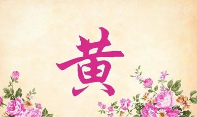 ​了不起的黄氏，姓黄人家都来看看！