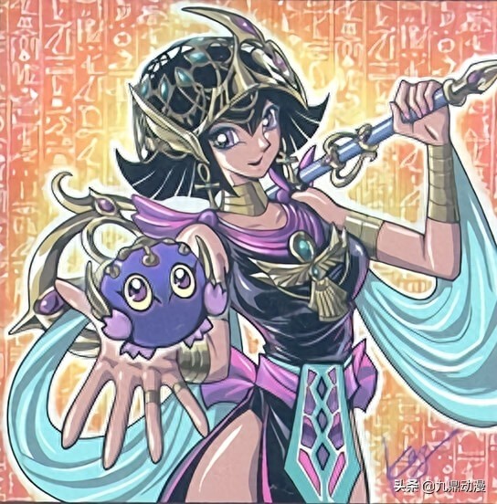 游戏王：黑魔导女孩的五种皮肤，守护神官-玛娜是你的偏爱吗？