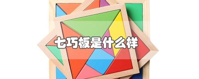 ​七巧板是什么样