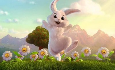 ​萌萌的小兔子的声音、动作解析