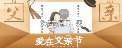 ​父亲节是哪一天