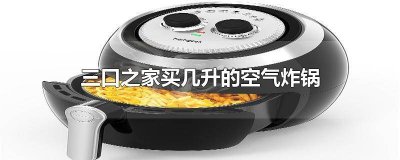 ​三口之家买多大的空气炸锅好 三口之家买多大的空气炸锅比较好